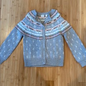 Girls Gap Button Up Sweater